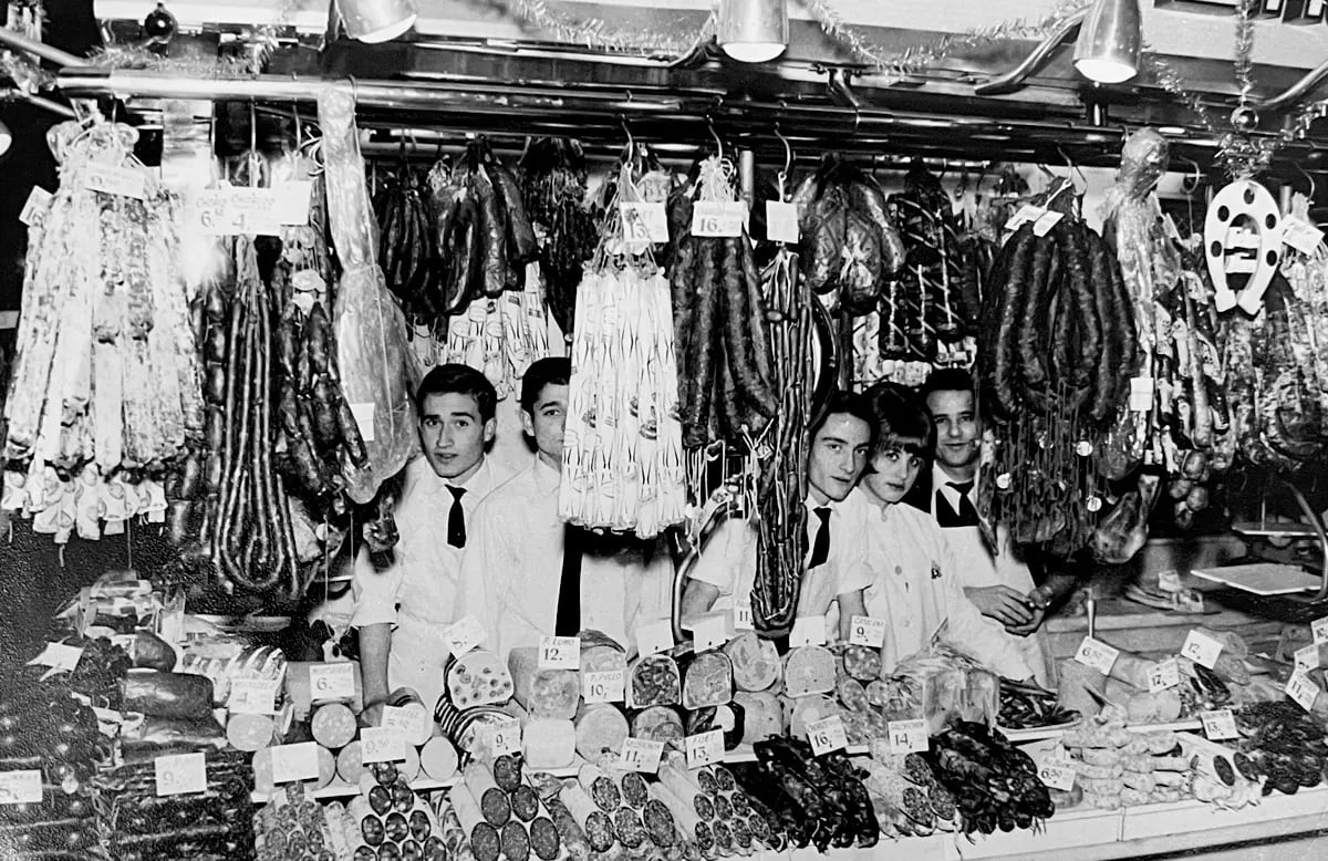 Parada histórica en la Boqueria de las Ramblas de Barcelona