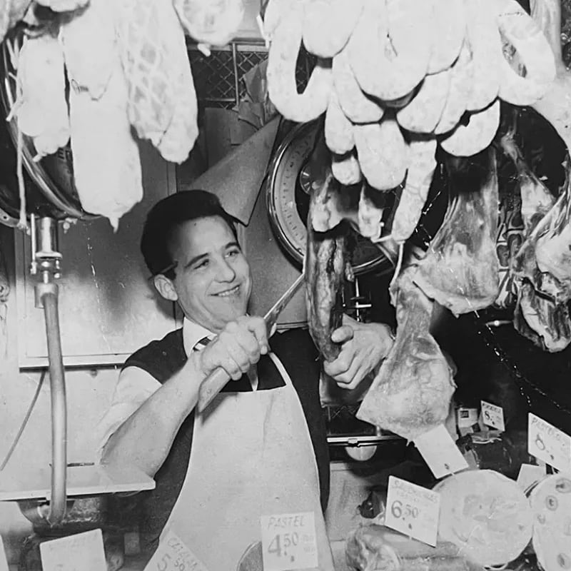 Parada histórica en la Boqueria de las Ramblas de Barcelona